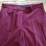 Tailored burgundy Mango trousers Image 3