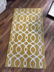 Yellow rug