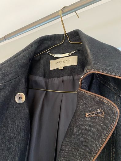 Karen Millen Denim Coat Size 14