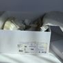 Authentic Dior-ID Low Top Sneakers White Leather with Transparent Rubber Toe Cap Image 4