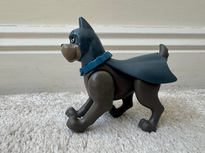 Fisher-Price DC League of Super-Pets Ace the Bat-Hound Batman Dog approx. 12 cm. Used Please see photos