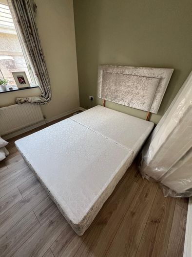 Double bed & mattress
