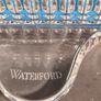 Waterford Crystal glass Desk table mantle clock square rectangle Lismore diamond pattern Image 7