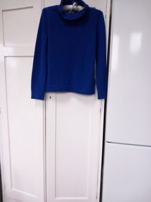 Hobbs Royal Blue Cashmere & Wool Sweater S.M