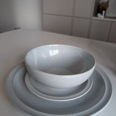 Denby dinnerware set of 4 - bowl, small plate and large plate