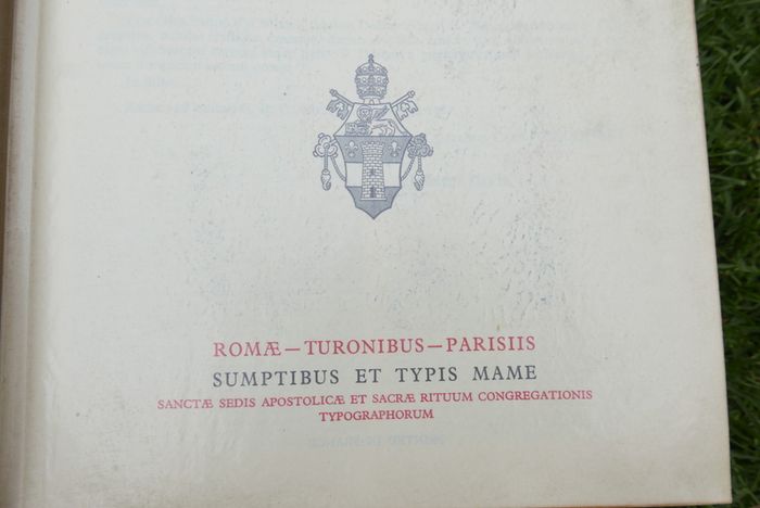 Vintage Missale Romanum 1962