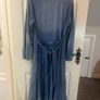 Susy Mix Soft Light Denim Tiered Dress - Size Medium / Size 12 Image 5