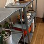 Set of 3 Galvanised Metal Shelving Units - Industrial Style Image 5