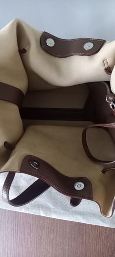 Weekend By MaxMara Falco Chocolate Brown Leather Tote with Pochette
