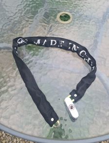 Chain lock for motorcycle, bike or scooter