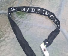 Chain lock for motorcycle, bike or scooter