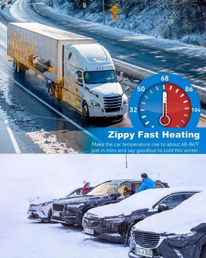 12V 8KW Diesel Heater, LCD, Remote, Bluetooth.