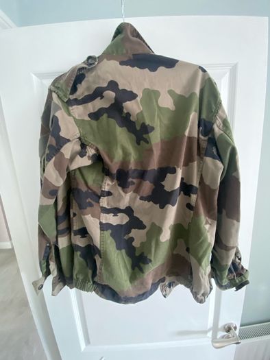 Military surplus camo uniform