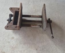Vintage Woden No 192 Woodworking Bench Vice Made in England