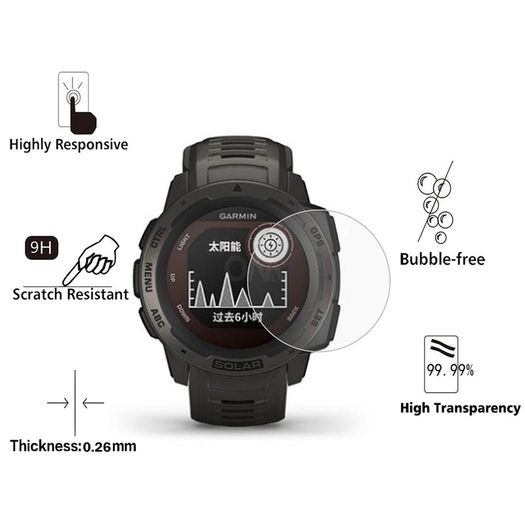 Tempered Glass For Garmin Esports Edition Smart Watch Screen Protector Film