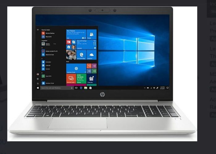 HP ProBook 450 G7 Professional Business Laptop Windows 11  16GB Ram 500GB SSD