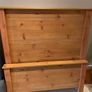 As New - Stunning Extremely Solid Single Wooden Bed Frame - Can Deliver Image 3