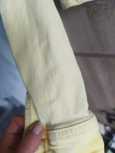 Stradivarius ombre yellow jacket size 6/8 worn once