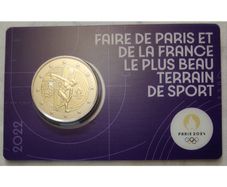 France 2 Euro Base Metals Brilliant Uncirculated Coin 2022 - Olympic Games Paris 2024 - 2 Euro Commemorative Coin