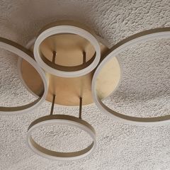 4-ring integrated LED ceiling light