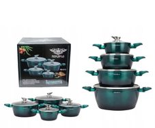 Rosa Bella Aluminum Cookware Set 8 pcs
