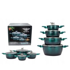 Rosa Bella Aluminum Cookware Set 8 pcs