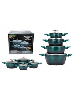 Rosa Bella Aluminum Cookware Set 8 pcs