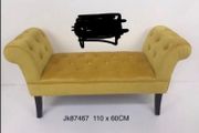 Ochre/Gold Love Seat/bench