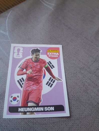 Son Heung-min - Rare Purple Extra Sticker Panini FIFA World Cup 2026