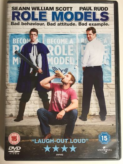 Role Models [2009] Seann William Scott, Christopher Mintz-Plasse, Jane Lynch, Eleizabeth Banks & Paul Rudd  [Movie DVD]