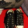 Black Leather Converse Chuck Taylor High-Tops Size EU 39 / US 8 / UK 6 Image 6