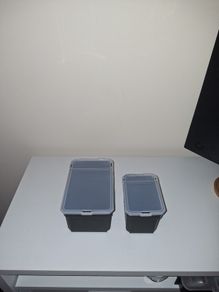 Genuine DeWalt TSTAK Tote Boxes with lids 31 small 5 large