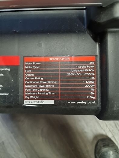 2000W Generator