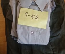 school uniform, age 9 to 10 grey (girl) 8 items