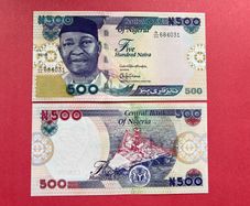 Nigeria  500 Naira  2015 ( uncirculated )