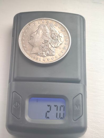 1921 Silver Morgan dollar