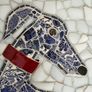 Handmade Framed Mosaic Lurcher/Greyhound Image 4