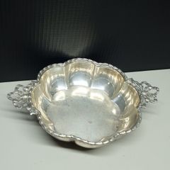 Vintage sterling silver trinket dish, fully hallmarked Birmingham 1933.
