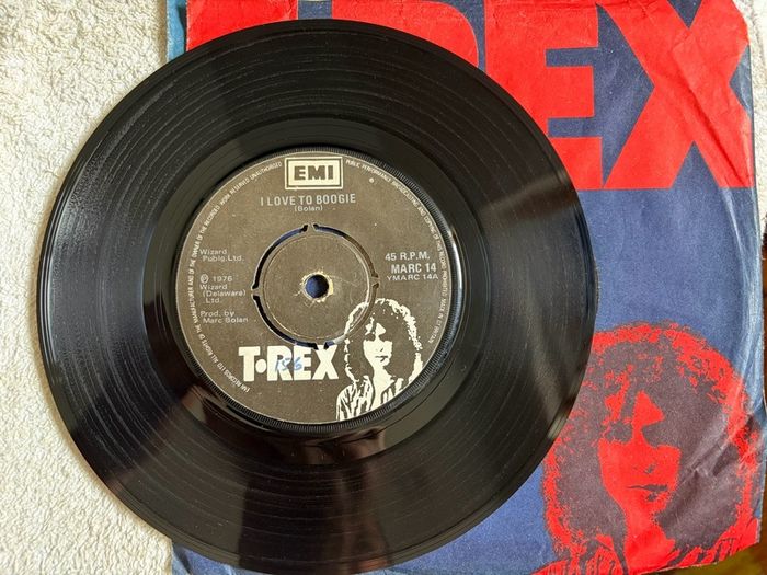 T.Rex vinyl single Irish pressing