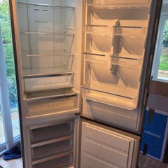 Large Belling Fridge Freezer - Chrome