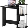 NEW SALE | Efficient Home Laptop Notebook Computer Desk, Study Desk, Writing Desk, Dark Walnut Image 2