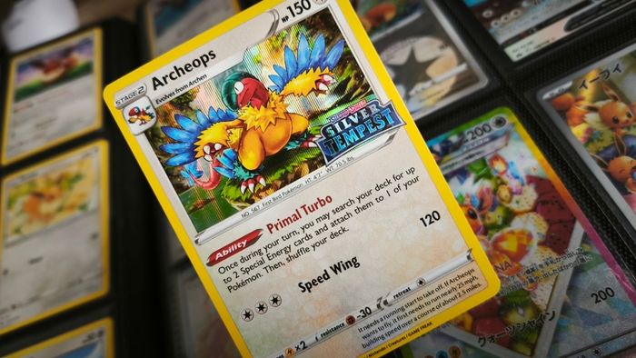 Archeops ! Silver Tempest Stamp Promo ! 2022 ! Pokemon Card !