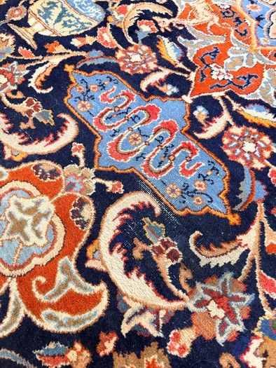 Stunning 1960s Kashmar Pictorial Rug. A Masterpiece of Persian Craftsmanship