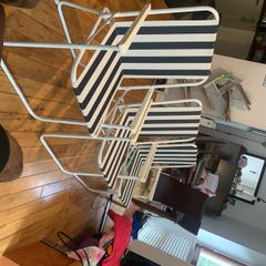 Beautiful European style Beach Chairs set of three