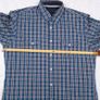 Tommy Hilfiger Blue Plaid Check Long Sleeve Shirt Elbow Patches Size M Image 10