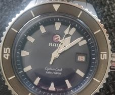 Men's Rado captain coook watch43mm with ceramic bracelet