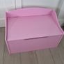 Pink Wooden Toy Box Image 8