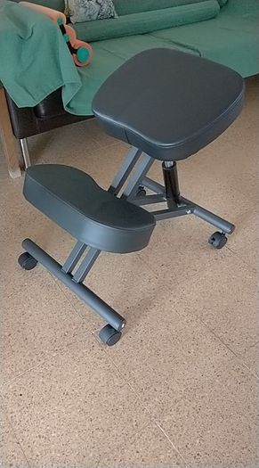 Ergonomic Kneeling Chair Adjustable Kneel Stool Thick Cushion for Balancing Back Body Shaping Home Office Computer Chair