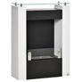 Freestanding Ethanol Fireplace with Tempered Glass Image 6
