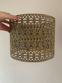 Gold Metal Lampshade